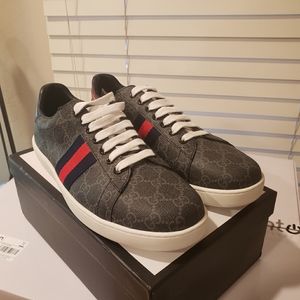 Gucci New Ace GG Supreme Men's Sneakers size 11